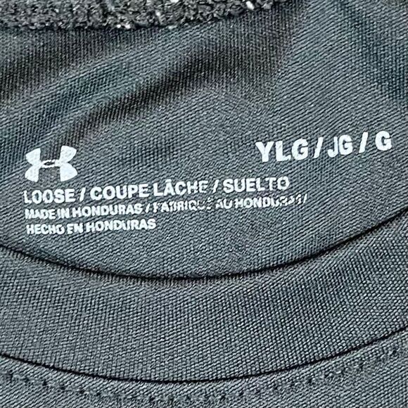 Under Armour Boy’s Tech Big Logo Short Sleeve YLG - Picture 4 of 7
